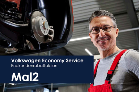 Volkswagen Economy Service – „Mal 2-Rabatt"